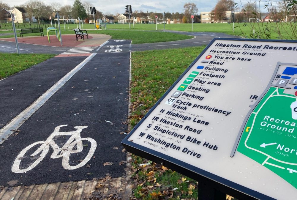 New Outdoor Training Area for Visually Impaired People Opens in Stapleford